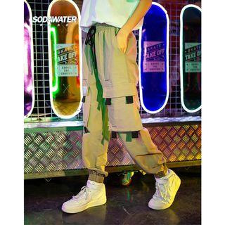 Loose-fit Pocket-accent Jogger Pants