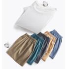 Elbow-sleeve T-shirt / Shorts / Set