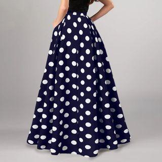 Dotted Max A-line Skirt