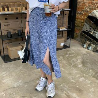 Ditsy Midi Skirt