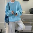 Round Neck Loose-fit Sweatshirt