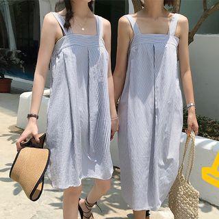 Striped Wide-strap Sundress
