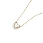Heart Pendent Necklace S925 Silver - As Shown In Figure - One Size