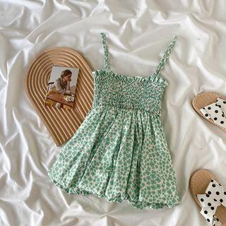 Floral Puffy Camisole Top