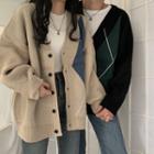 Couple Argyle Cardigan