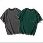 Cotton Pocket Short-sleeve Top