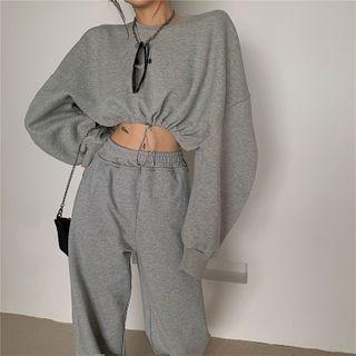 Drawstring-cuff Pullover / Jogger Pants