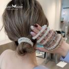 Faux Pearl / Faux Crystal Hair Tie (various Designs)