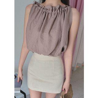 Drawcord-halter A-line Top