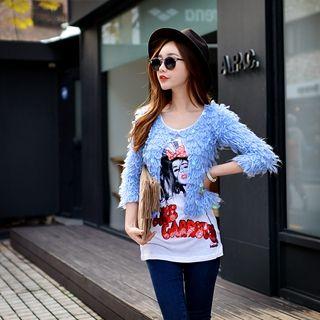 Sequined Boucle Cardigan