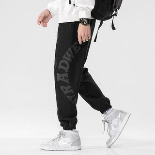 .lettering Jogger Pants