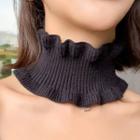 Frilled Knit Collar / Scarf