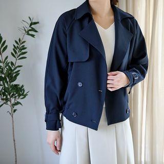Band-hem Trench Jacket