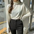 Soft-touch Turtleneck Top