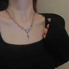 Star Moonstone Pendant Stainless Steel Necklace
