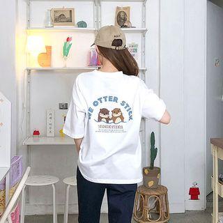Together Printed Loose-fit T-shirt