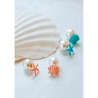 Starfish & Shell Double-side Stud Earrings