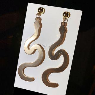 Alloy Snake Dangle Earring