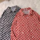 Checkered Lettering Shirt