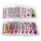 False Eyelashes (various Designs) / Eyelash Brush / Tweezers / Set