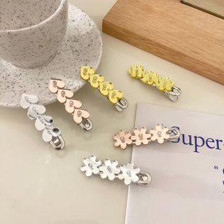 Flower Mirrored Hair Clamp