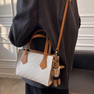 Argyle Print Crossbody Bag