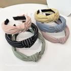 Striped Knot Fabric Headband