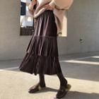 Velvet Midi Skirt / Sweater