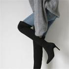 Over The Knee Long Knit Boots