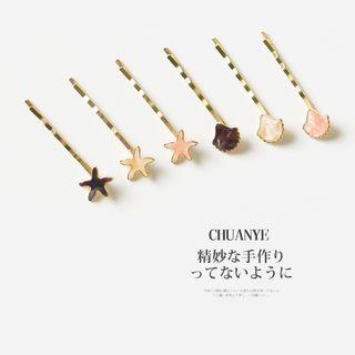 Alloy Starfish / Shell Hair Pin