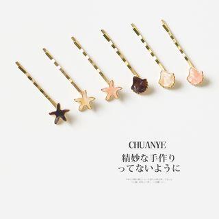 Alloy Starfish / Shell Hair Pin