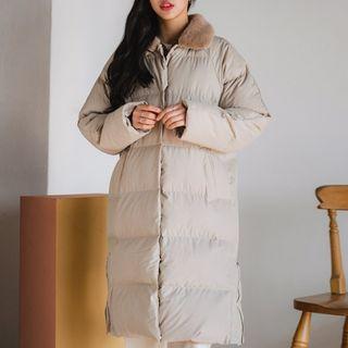 Faux-fur Collared Padded Jacket