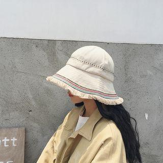 Fringed Buckle Hat