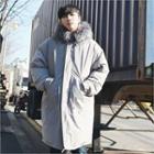 Detachable Faux-fur Duck-down Padded Parka
