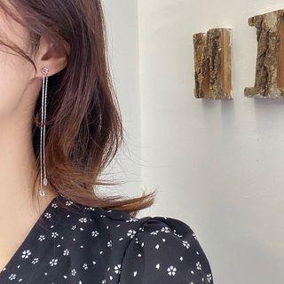 Butterfly Threader Earring As Shown In Figure - One Size