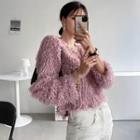 Overall Feather Boxy Top