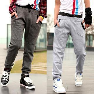 Contrast Trim Sweatpants
