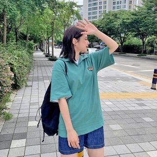 Bear Embroidery Polo Shirt