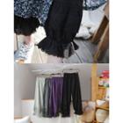 Eyelet-lace Trim Inner Pants