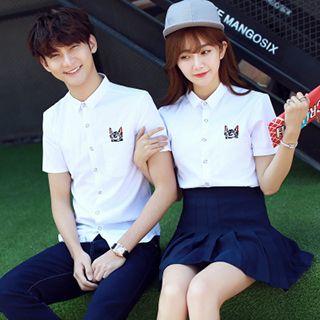 Couple Matching Cat Short-sleeve Shirt
