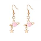 Alloy Planet Dangle Earring 1 Pair - Gold - One Size