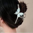 Butterfly Hair Claw Light Blue & Silver - One Size