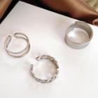 Alloy Open Ring Set - Ring - One Size