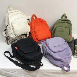 Couple Matching Plain Backpack