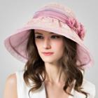 Lace Flowe Silk Sun Hat