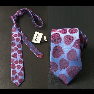 Leaf Print Neck Tie 002 - One Size