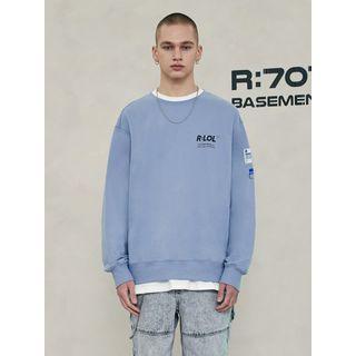 [r:lol] Couple Logo-printed Sweatshirt