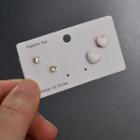 Set Of 2 Pairs: Ear Stud