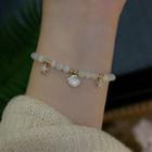 Star Shell Bracelet White & Gold - One Size
