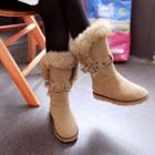 Buckled Flurry Mid-calf Boots